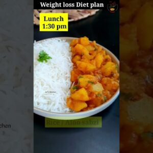 Indian Diet Plan For Weight Loss | #shorts | What I eat in a Day #youtubeshorts #weightloss