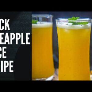 Fresh Pineapple Juice Recipe for Weight Loss #Shorts